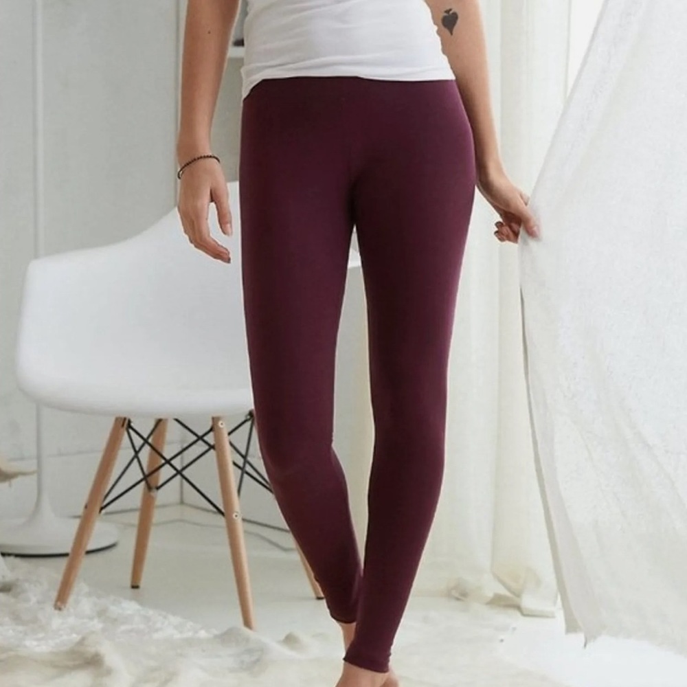 Aerie marroon Chill. Play. Move. leggings, size Small EUC